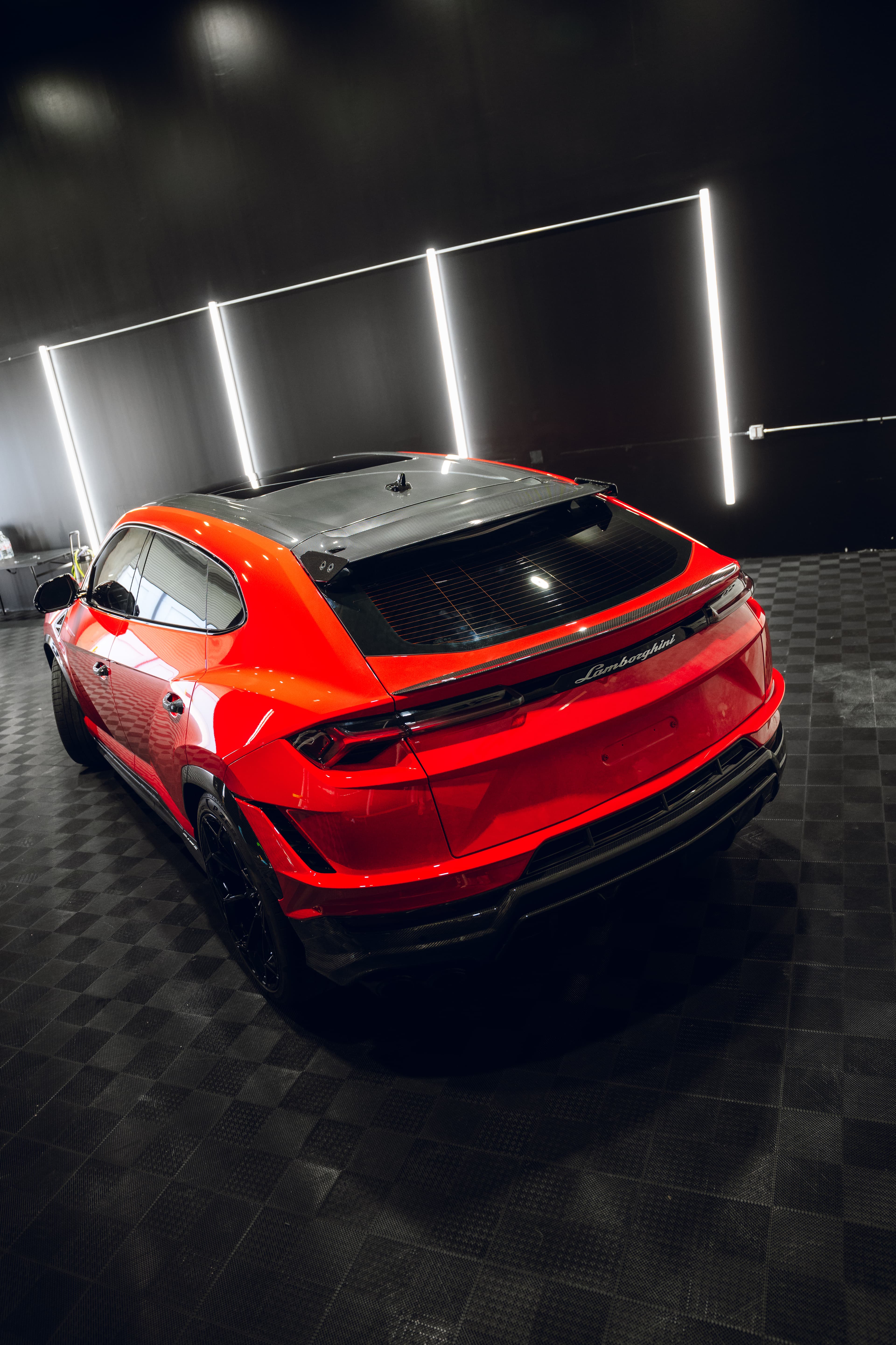 Custom vehicle wrap service at Essential Care Auto Salon